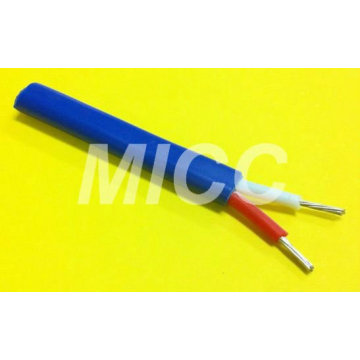 Tipo KX- 2x24AWG PVC / PVC - Cable de extensión de termopar JIS / alambre aislado de pvc